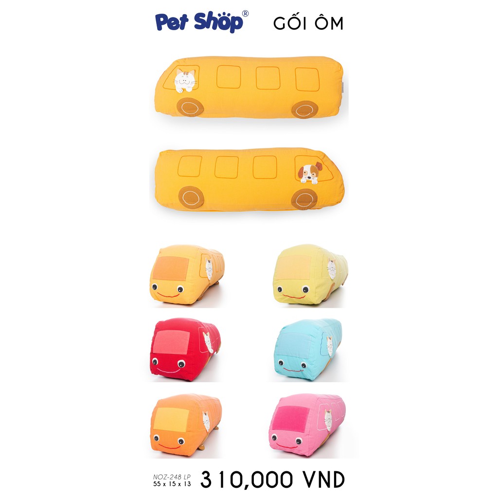 Gối ôm trẻ em pet shop noz-248