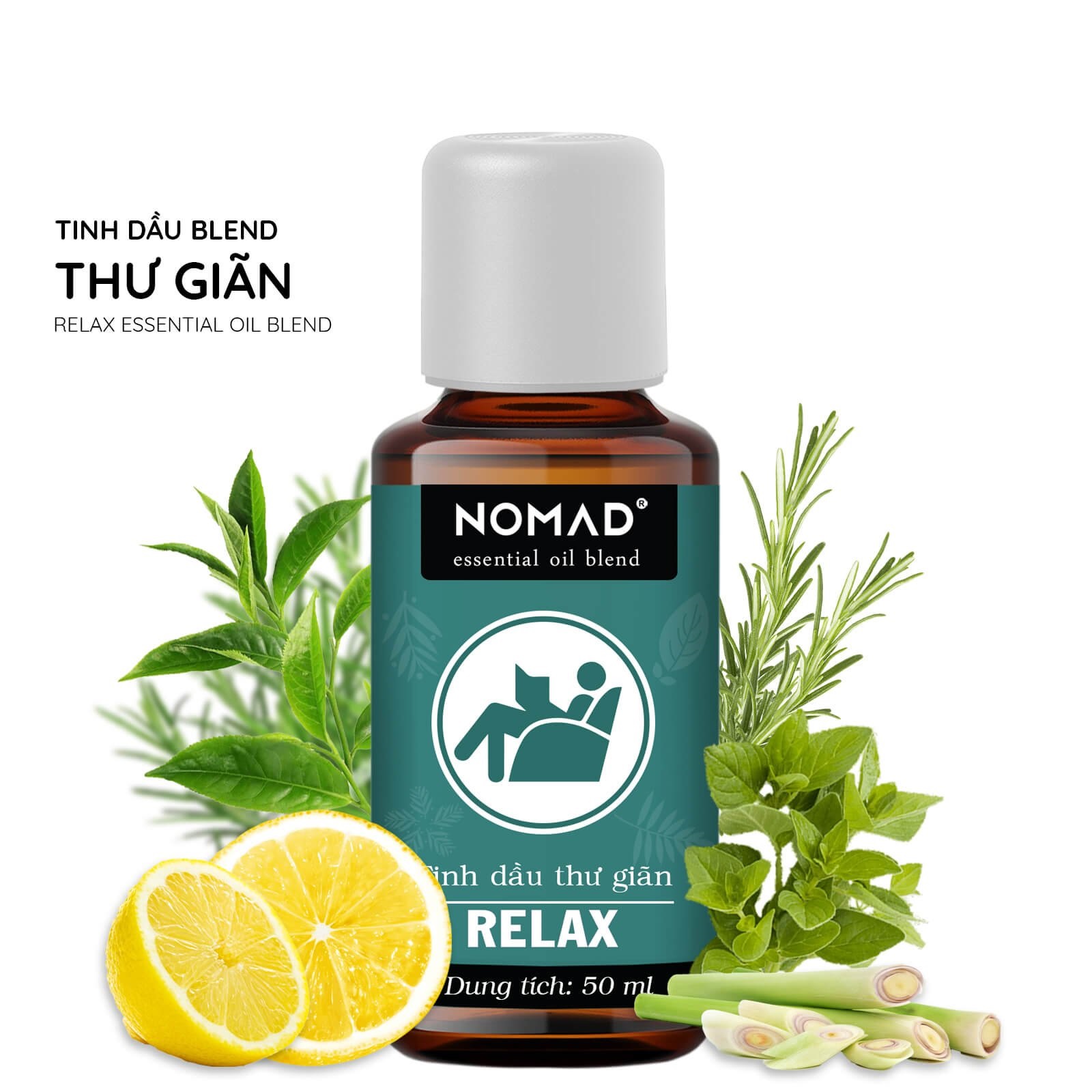 Tinh Dầu Thư Giãn Nomad Essential Oil Blend - Relax