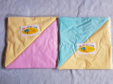 Combo 10 tã chéo cotton màu sơ sinh