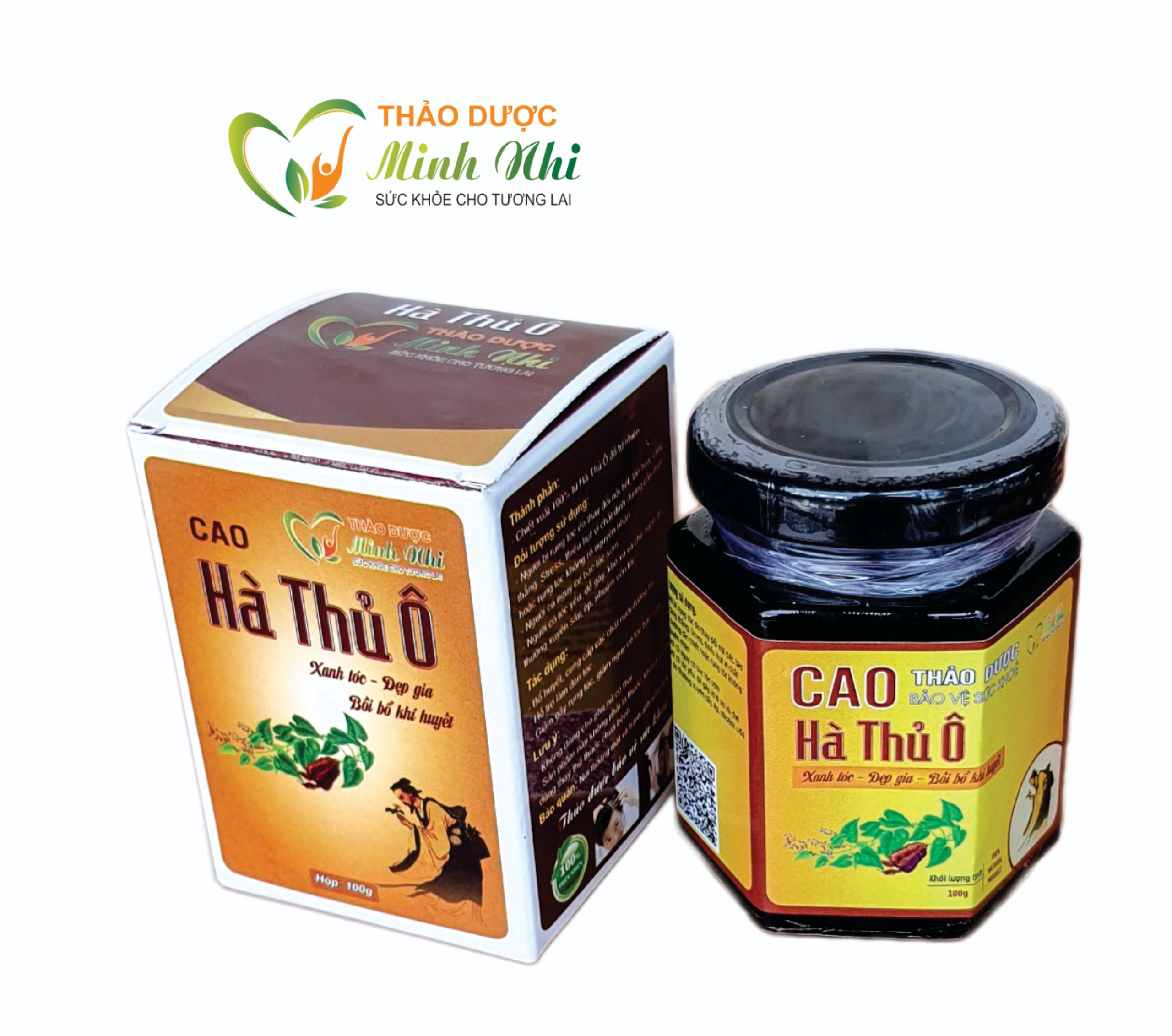 Cao hà thủ ô Minh Nhi Hộp 100gr