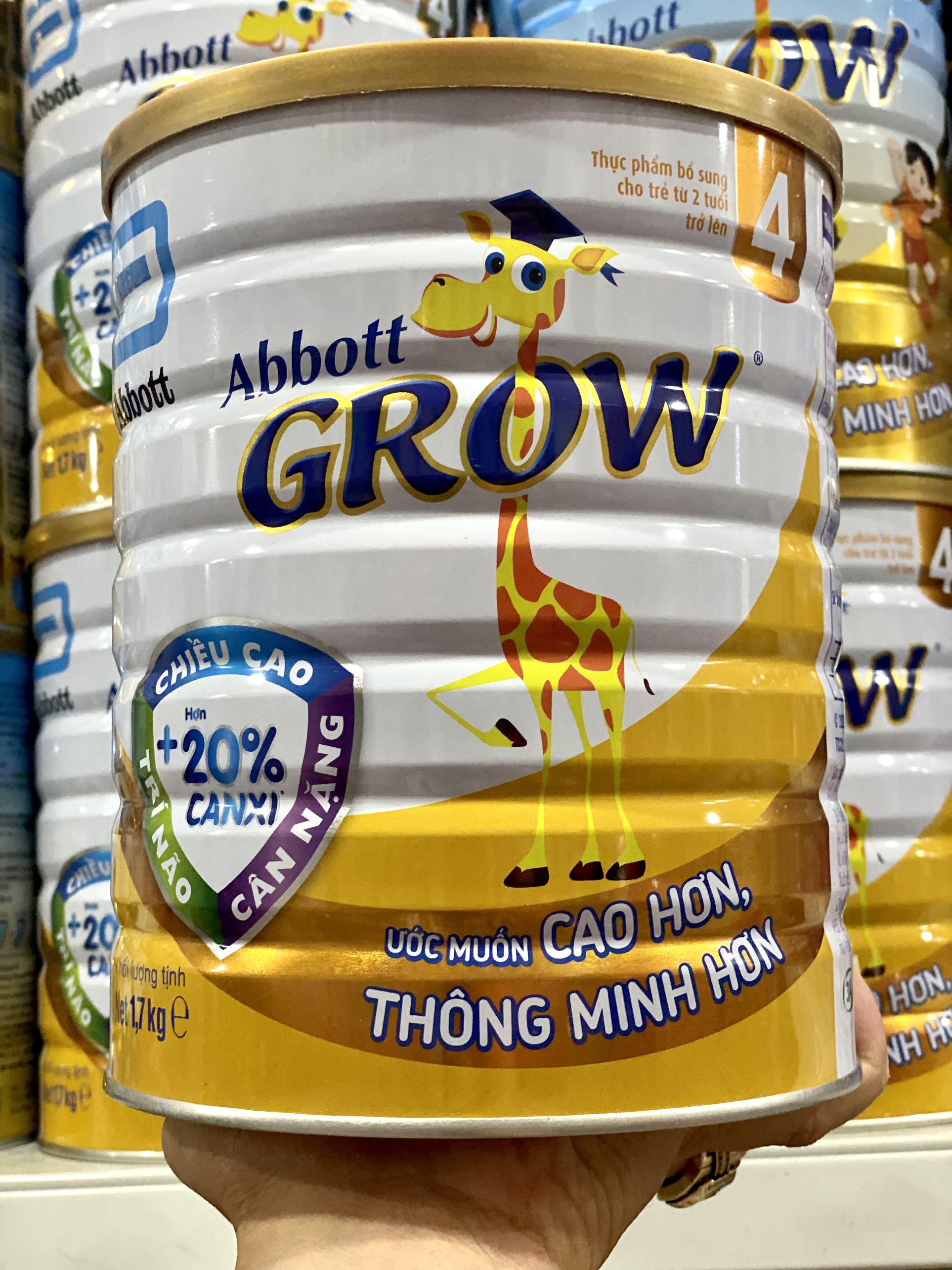 Sữa abbott grow 3+ - 4 1.7kg