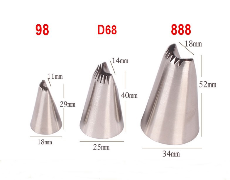 Đuôi bắt bông kem hoa sen đúc - giá lẻ 1 cái