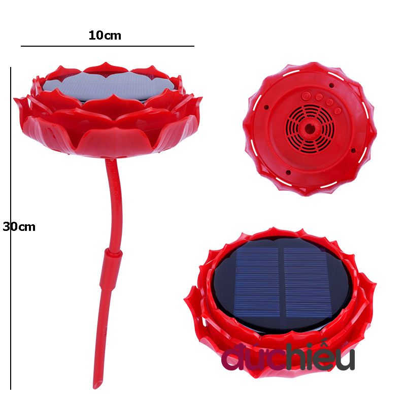 [ Loại 1 - âm thanh to rõ ] Máy niệm Phật năng lượng mặt trời 28 bài, máy tụng kinh, hoa sen niệm Phật – Đức Hiếu Shop