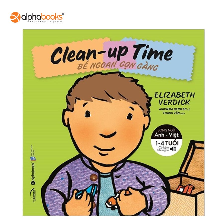 Sách alphabooks - bé ngoan gọn gàng – clean-up time