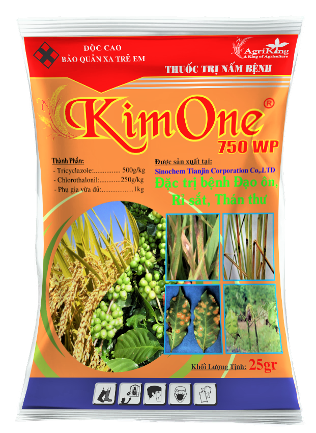 Thuốc trừ nấm KimOne 750WP Gói 25gr