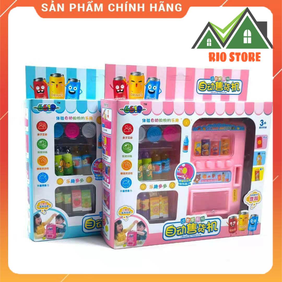 Đồ chơi máy bán nước ngọt mini tự động cho bé- Đồ chơi không dùng pin