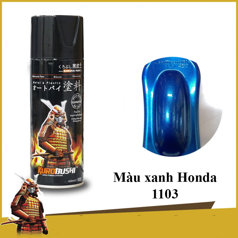 1103 _ chai sơn màu xanh da trời samurai 1103 sơn xịt