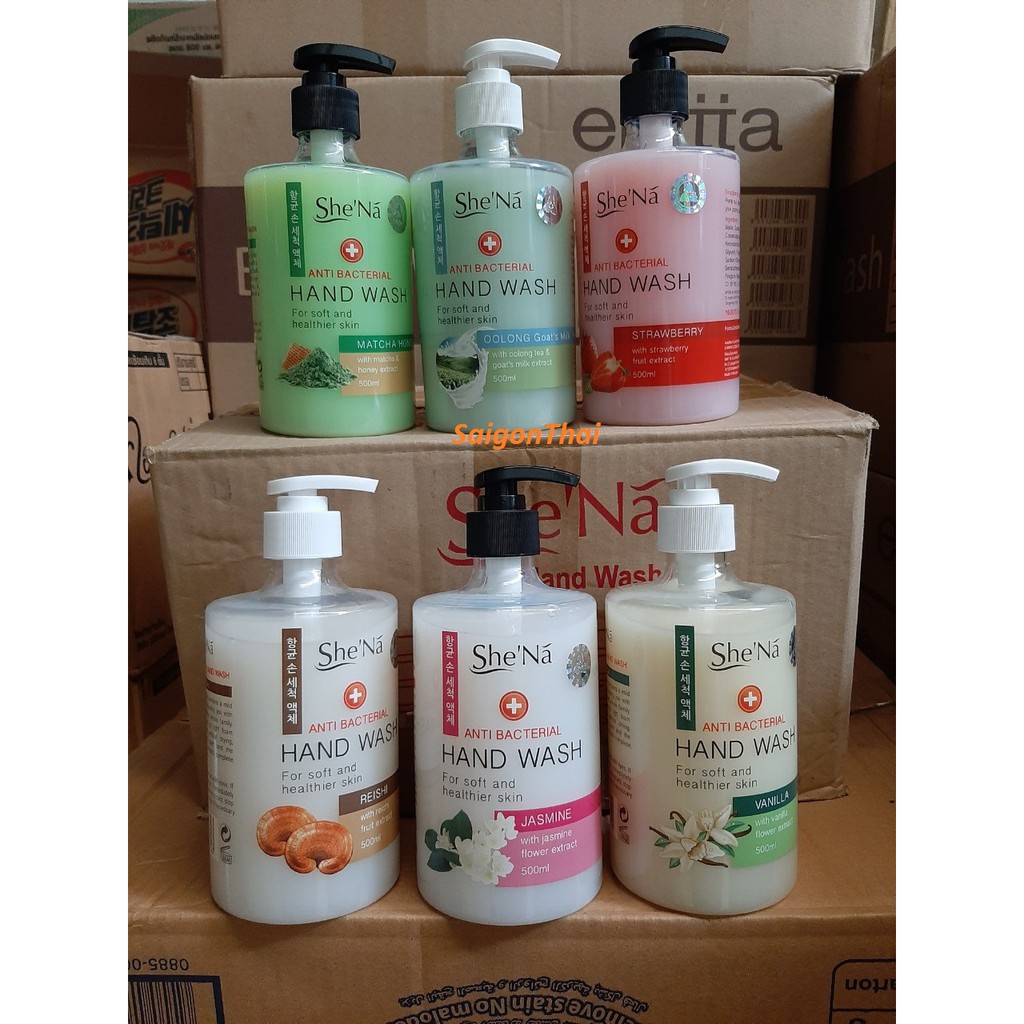 Nước rửa tay diệt khuẩn shena malaysia 500ml