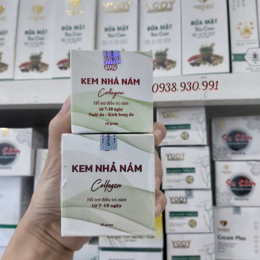 Kem nhã nám Collagen hỗ trợ nám kích bong da nhanh khi tái tạo