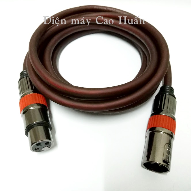 Dây micro jack canon xlr đực ra xlr cái 5m