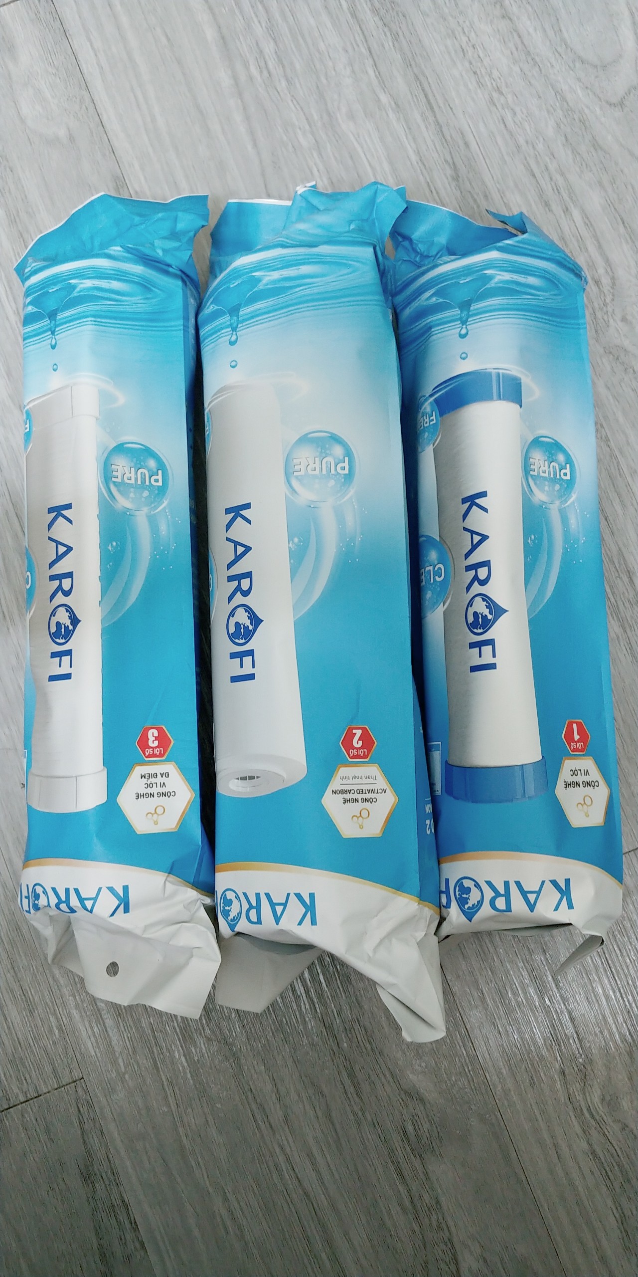 Combo lõi lọc 123 smax karofi