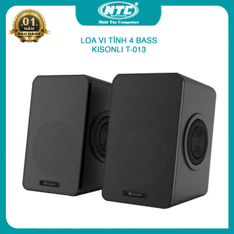 [Nhập mã LAZSOCIAL80K - Giảm 12% tối đa 80K cho đơn từ 149K] Loa vi tính 2.0 Kisonli T-013 tích hợp 4 BASS - thiết kế  (nhiều màu) Nhất Tín Computer