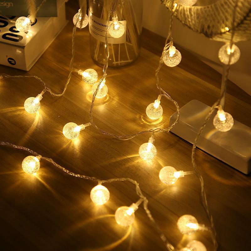 Đèn led bi bọt 20 bóng 5m vàng