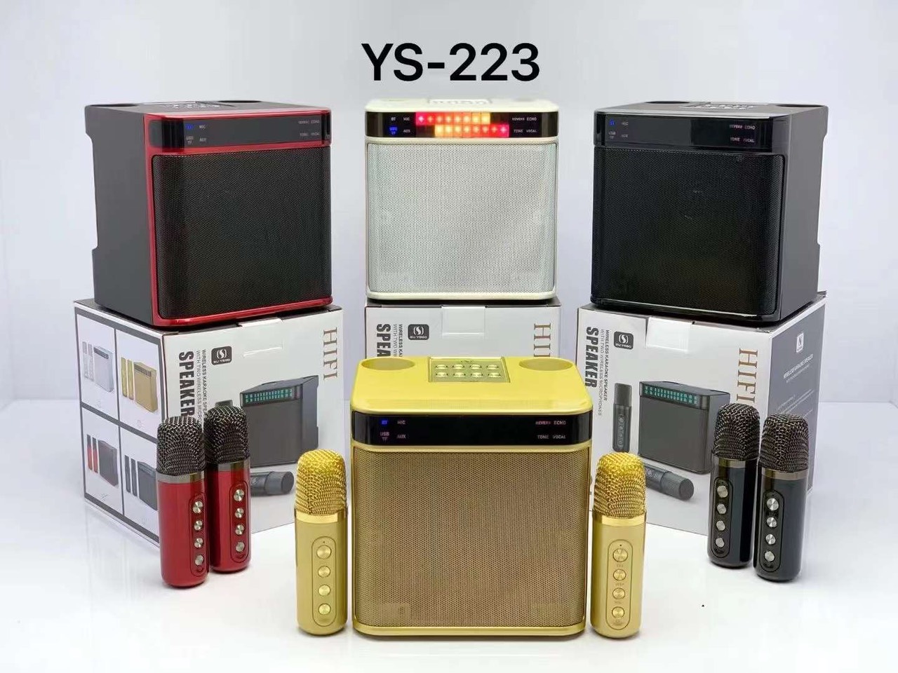 Loa bluetooth karaoke su-yord ys223