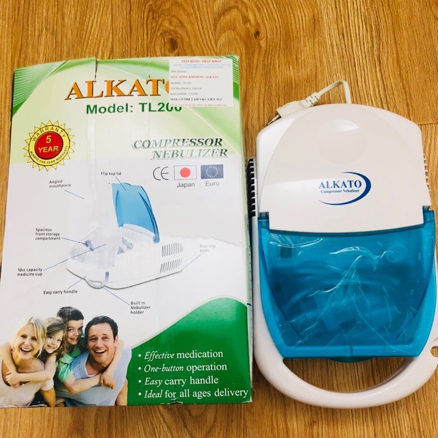 Máy xông khí dung mũi họng Alkato máy phun khí dung - máy xông mũi họng- máy phun sương TẠI NHÀ