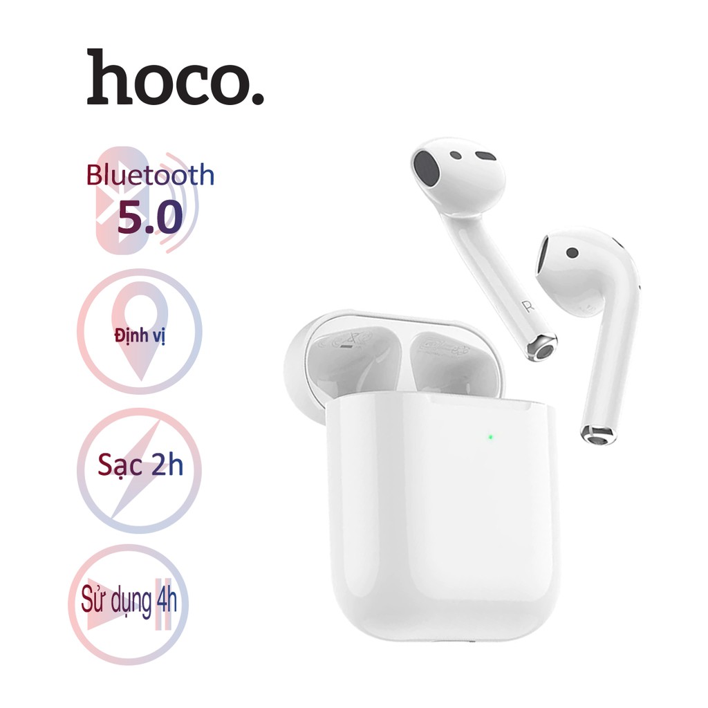 Tai nghe Bluetooth Hoco ES-39 True Wireless cao cấp màu trắng chuẩn Bluetooth V5.0