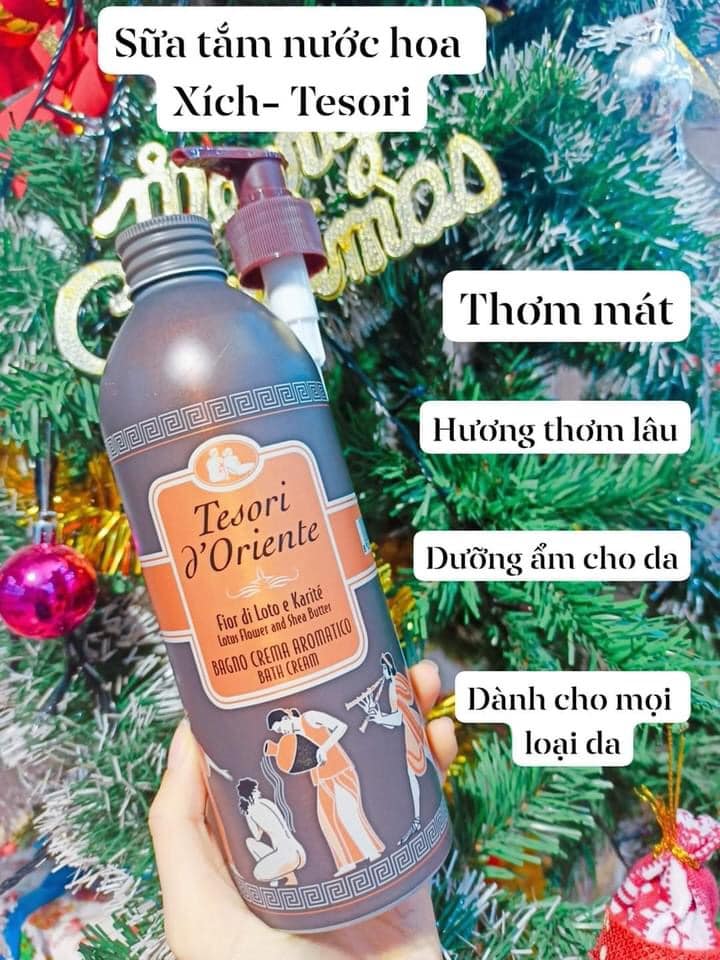 Tắm nước hoa - Tắm Xích hương sen Tesori D'Oriente 500ml