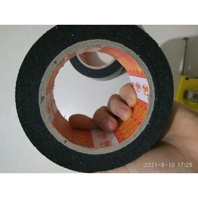 [Free Ship] - 1 Cuộn Băng dính xốp xanh 2 mặt loại 4 phân