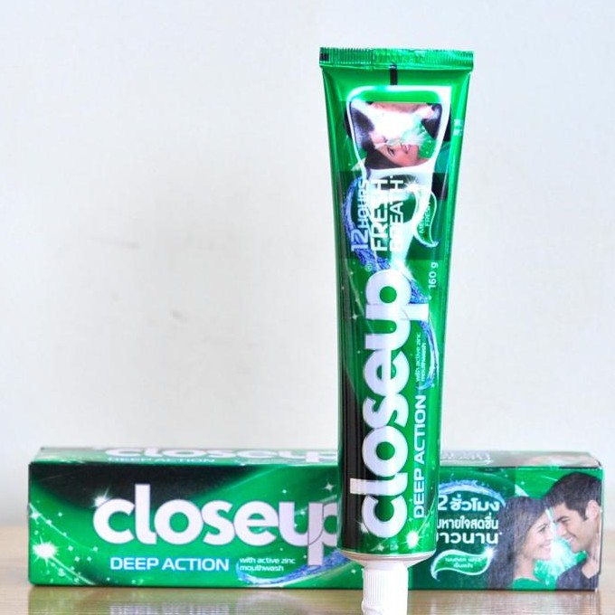 Lốc 6 kem đánh răng close up thái lan hương bạc hà 160gr