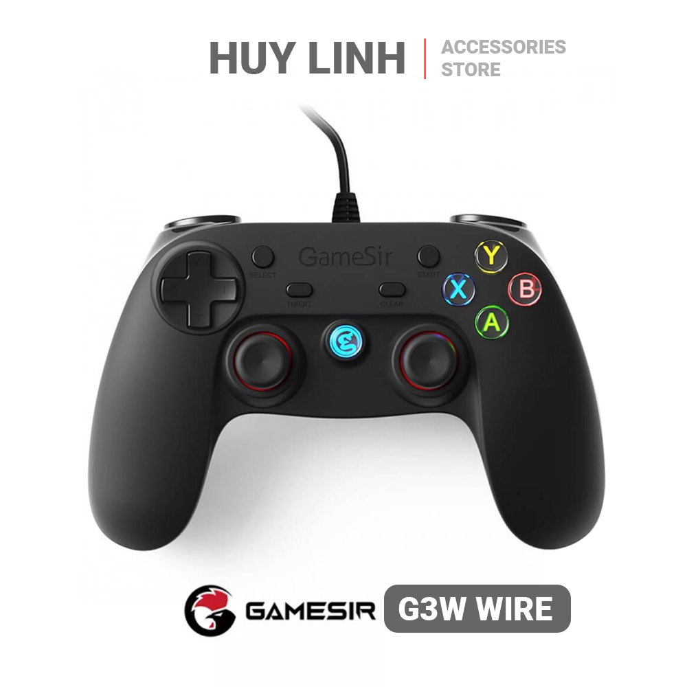 Tay cầm chơi game gamesir g3w/t4w/t4 pro - có rung hỗ trợ điện thoại pc psp smarttv android tv box