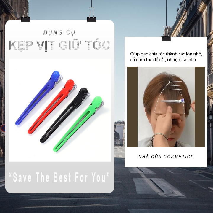 Kẹp mỏ vịt làm tóc