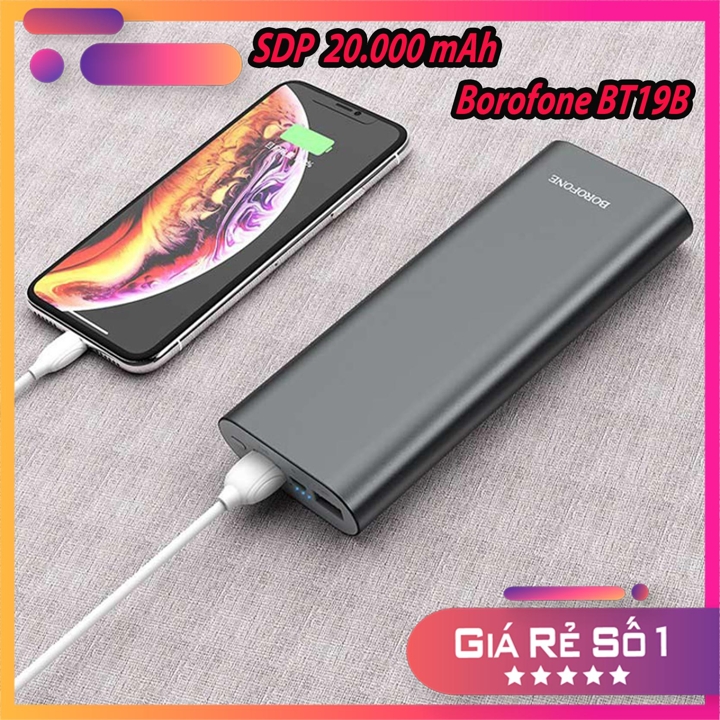 Sạc dự phòng 20.000 mah tinh tế | borofone bt19b | 100% hàng chính hãng | skythuongmai - 90001