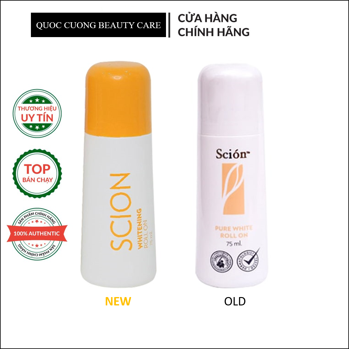 [HCM]Mẫu mới Lăn khử mùi Scion mẫu mới hiệu quả ngay lần dùng đầu tiên 75ml