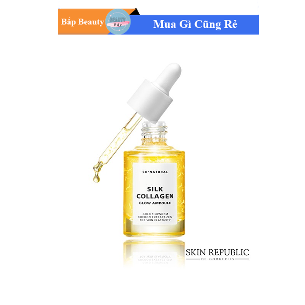 Serum dưỡng da Silk Collagen Glow Ampoule của Hàn Quốc (50ml)