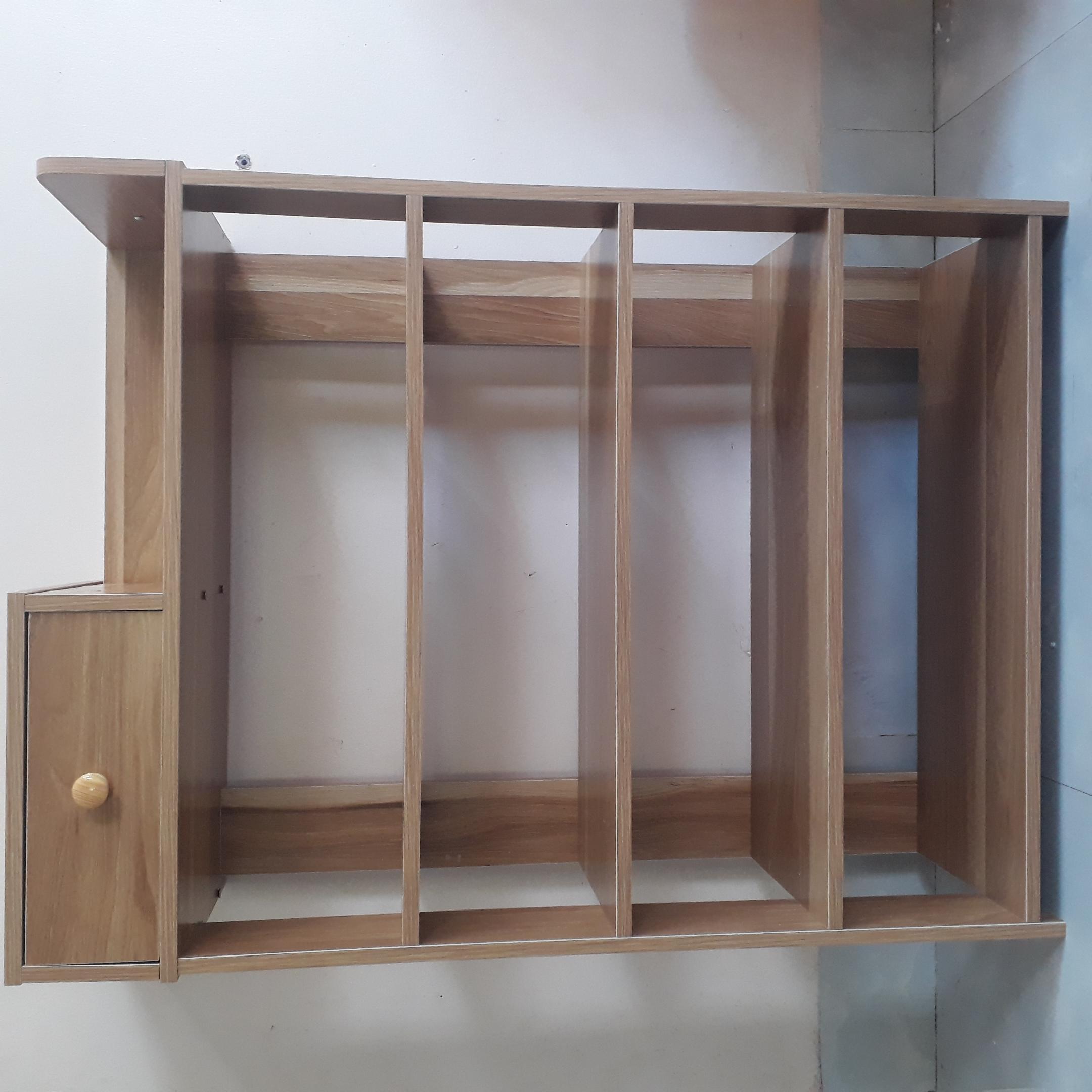 Tủ giầy - Kệ để giầy dép bằng gỗ - Giá sách bằng gỗ  86 x 60 x 24 cm -  Gia dụng Dũng Hà