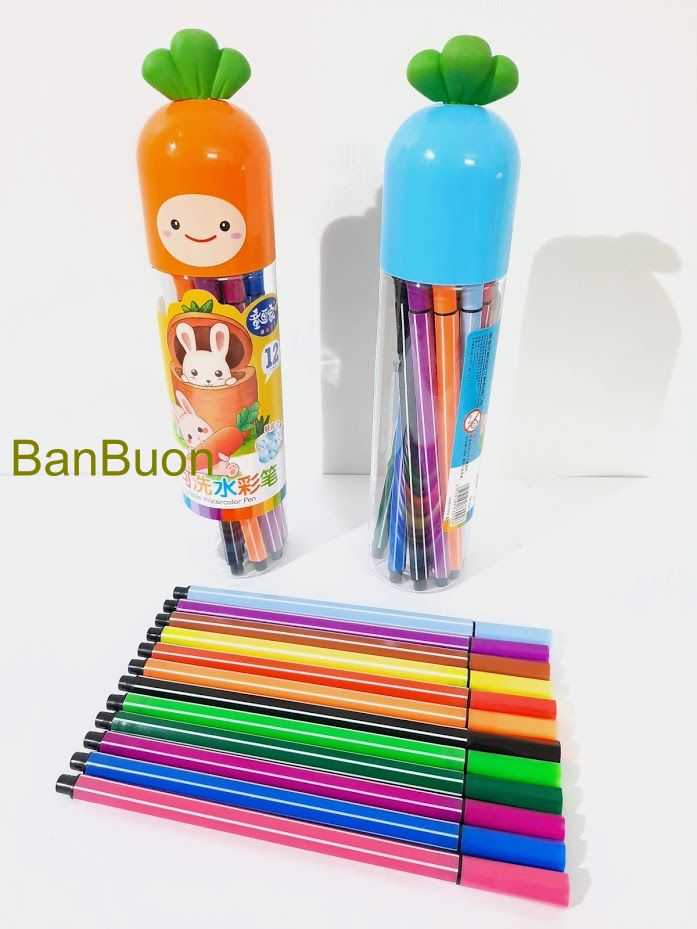 Bút lông mầu 12 mầu/ hộp