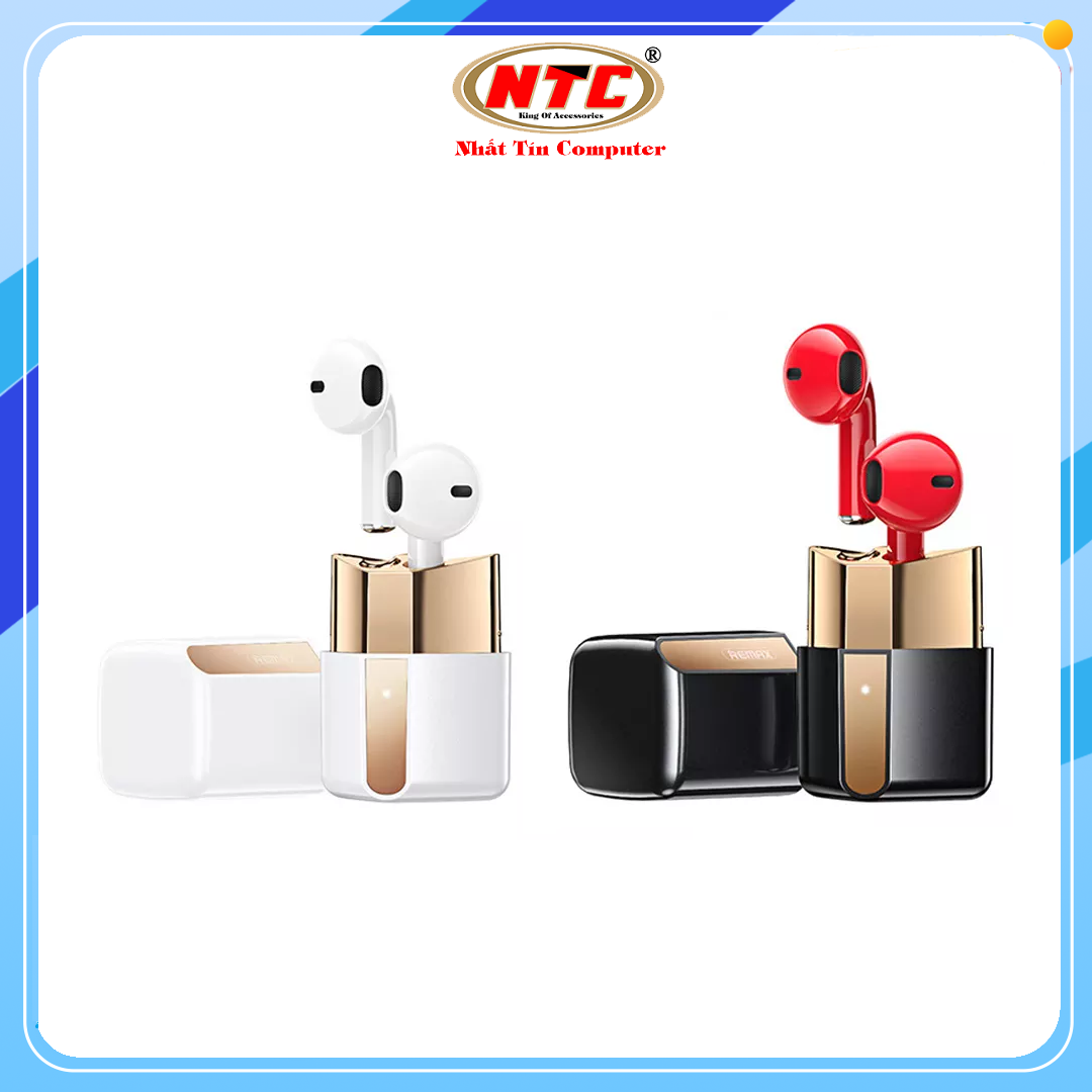 Tai nghe bluetooth tws remax tws-5 lipstick v5.2 - nhất tín computer