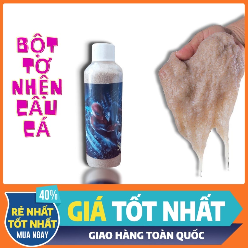 Bột tơ nhện câu cá tạo sự kết dính cho mồi câu siêu nhạy - SUMOTI FISHING BTN08