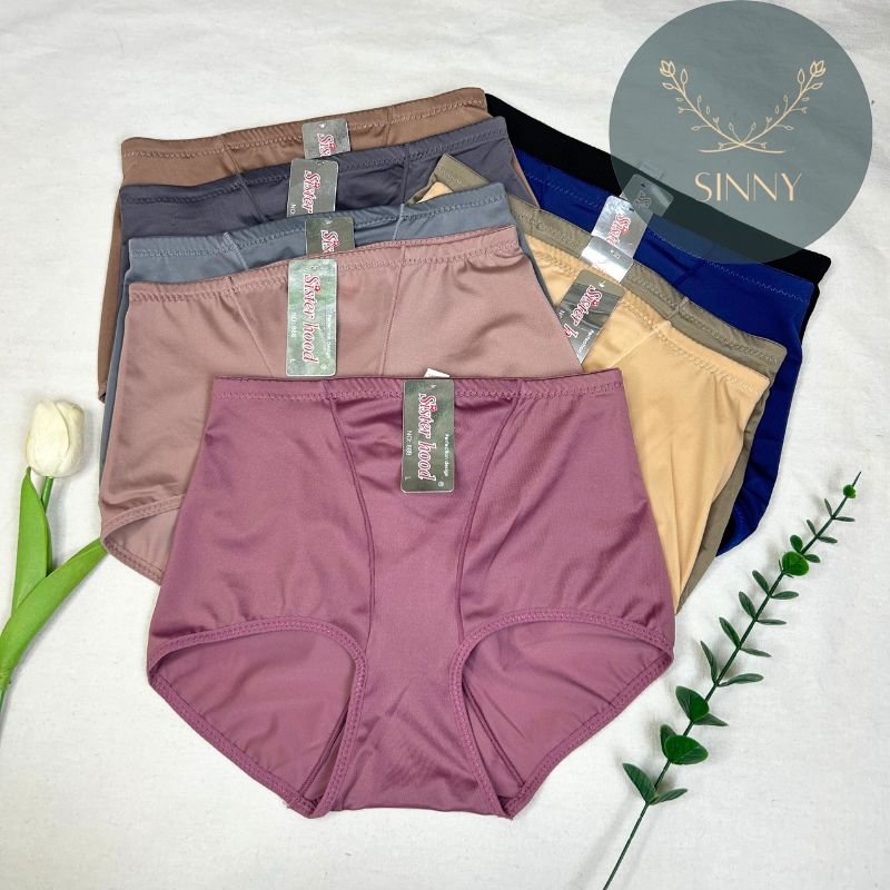 Quần lót nữ gen bụng bigsize Thái Lan, quần lót nâng mông chất lanh mát lạnh Sisterhood 888, Sinny