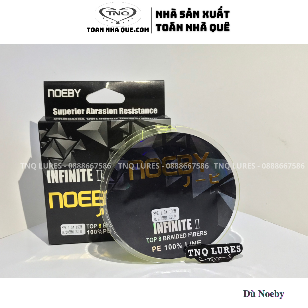 Dù câu lure noeby infinite ii 150m - tnq lures