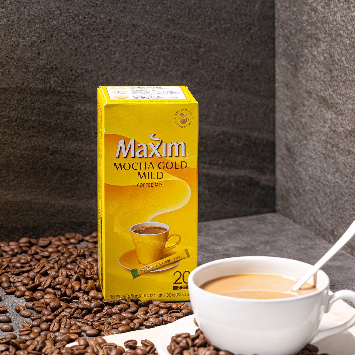 Dongsuh) cà phê maxim mocha - 동서) 맥심 모카골드 마일드 20 sticks