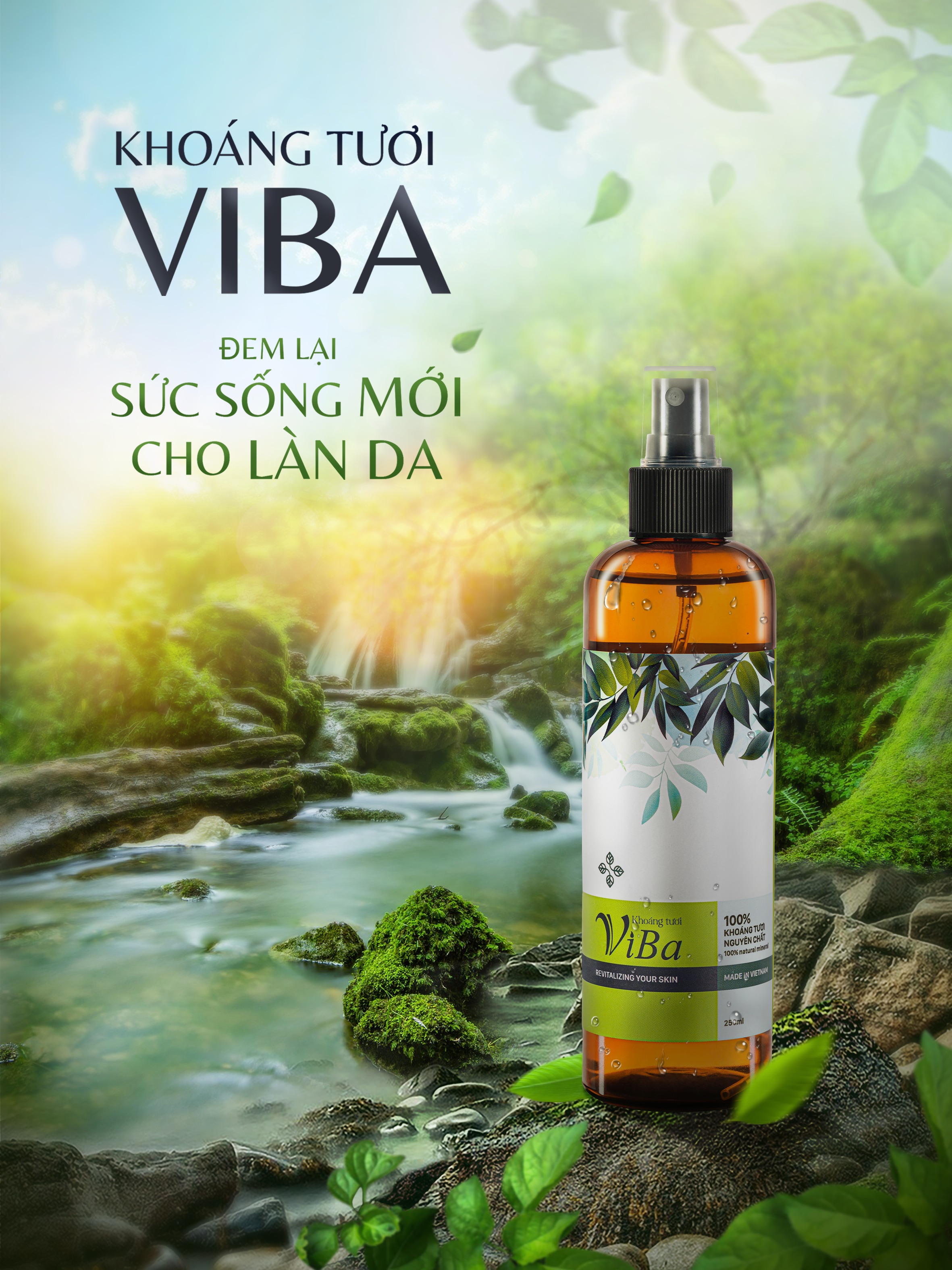 KHOÁNG TƯƠI VIBA - CHAI 250ML