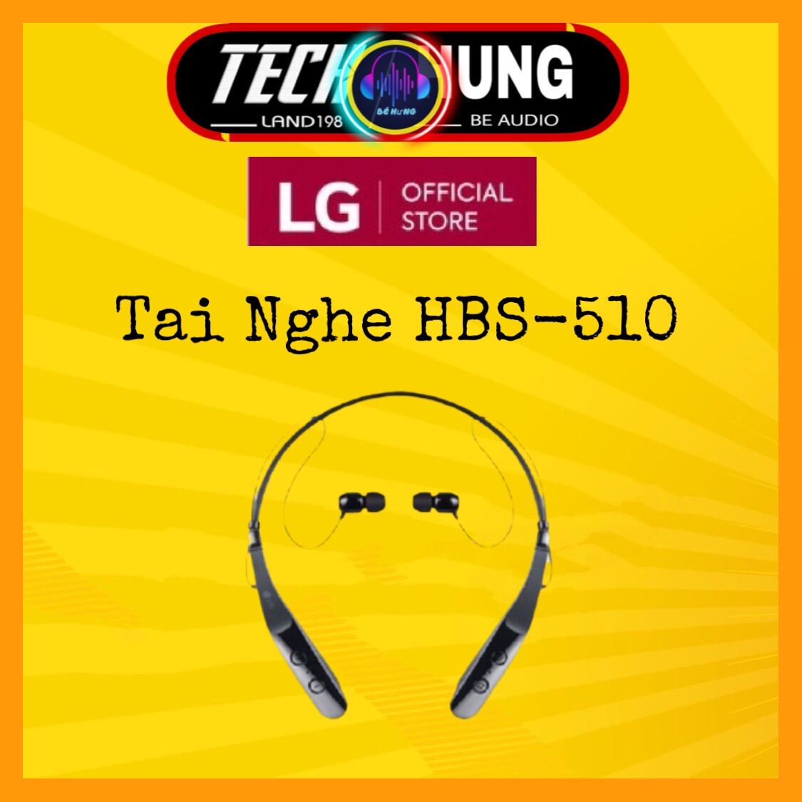 Tai nghe bluetooth LG HBS 510 cao cấp nguyên tem mác chính hãng LG và hàng