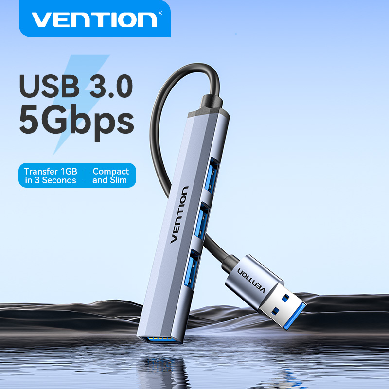 Vention 4 Trong 1 USB 3.0 HUB Bộ Chia USB 4 Port USB 2.0 A cho PC Laptop Mouse Keyboard Computer Car