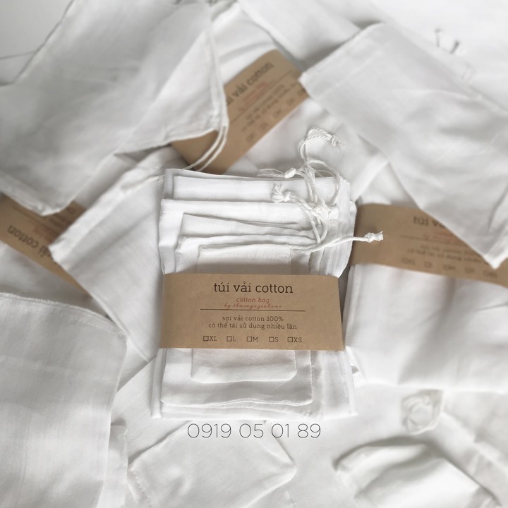 Túi lọc nấu ăn, túi lọc trà đủ cỡ XS, S, M, L, XL