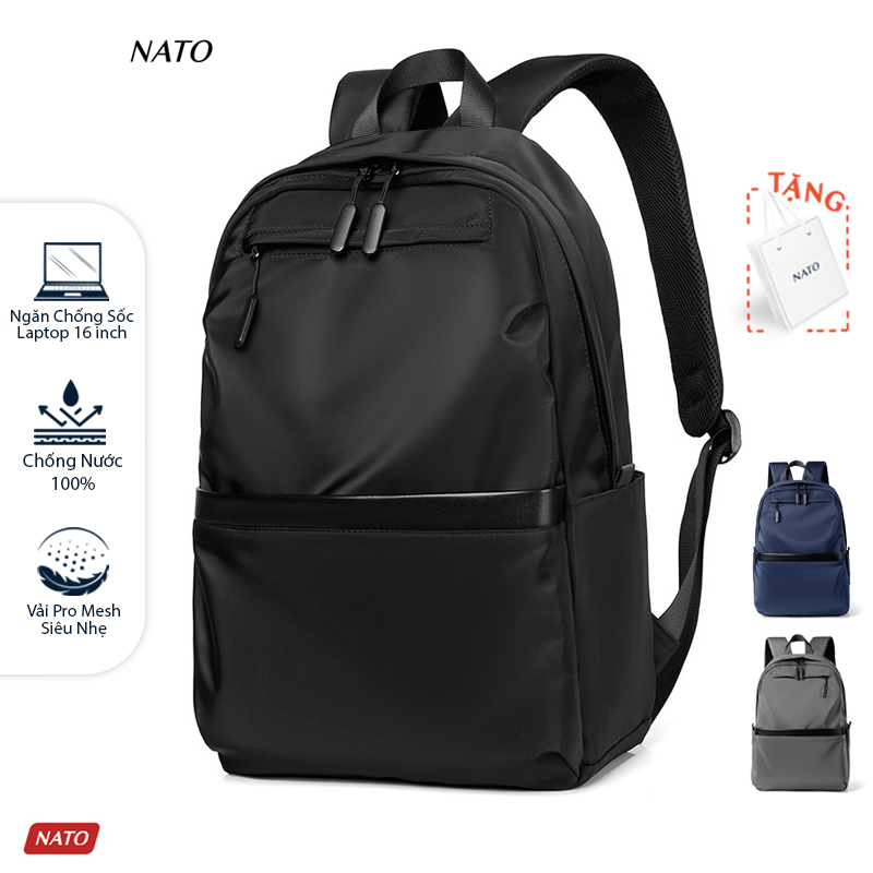 Balo NATO Modern - Backpack Sợi Vải ProMesh Deluxe Ba Lô Laptop Nam Nữ Đẹp