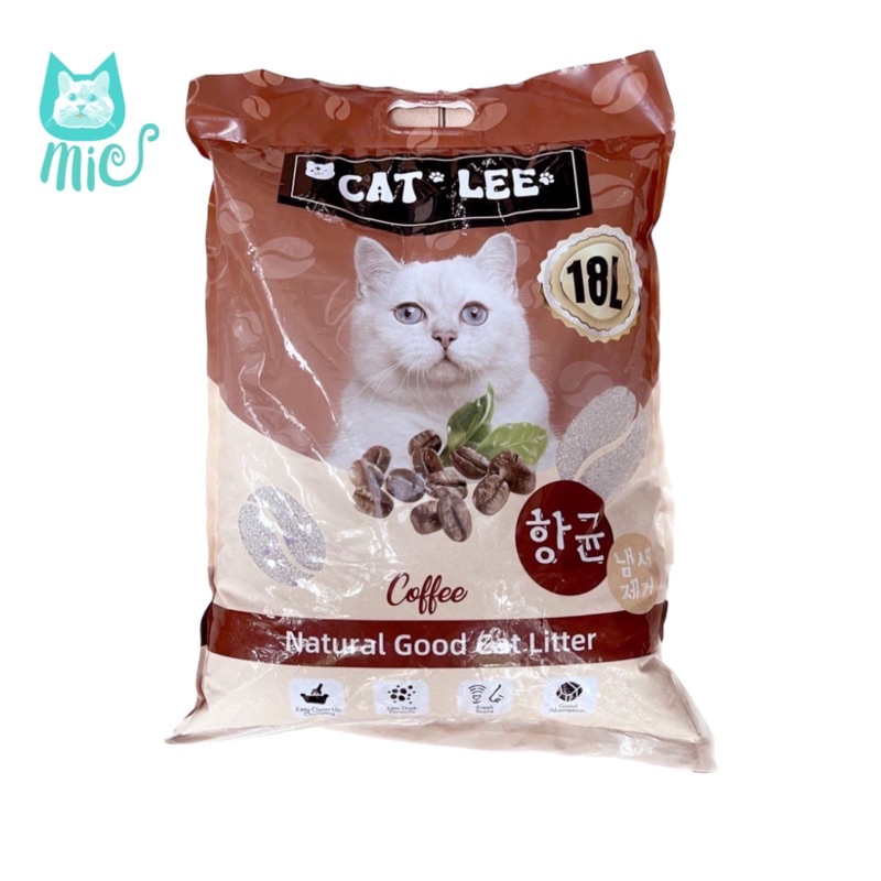 Cát Hàn Quốc 18L thấm hút nhanh, vón cục tốt, ít bụi Cat Lee