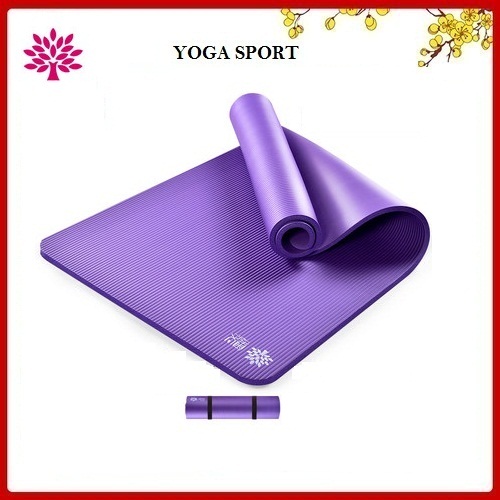 Thảm tập YOGA, GYM Chống trơn trượt AOYI - Tặng kèm dây buộc