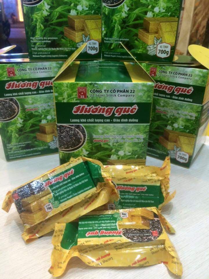 1 thùng lương khô Hương Quê 4,2kg 6 hộp