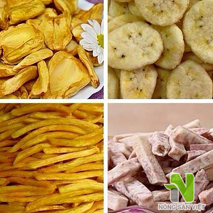 500g hoa quả sấy vụn - văn vặt ngon