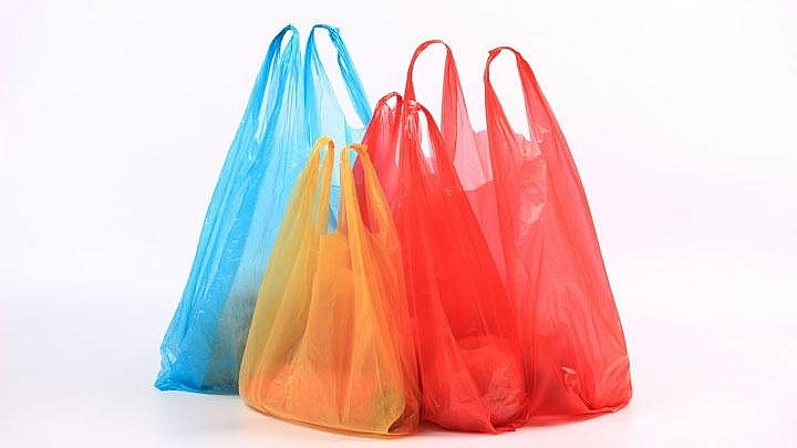 Túi Ni Lông Mỡ Rẻ có quai xách xanh hồng các màu hàng đẹp ko mùi hàng dầy dùng thích hợp đựng thực phẩm