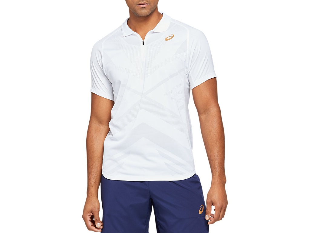 Asics Áo cộc tay nam  TENNIS M POLO SHIRT 2041A078.100