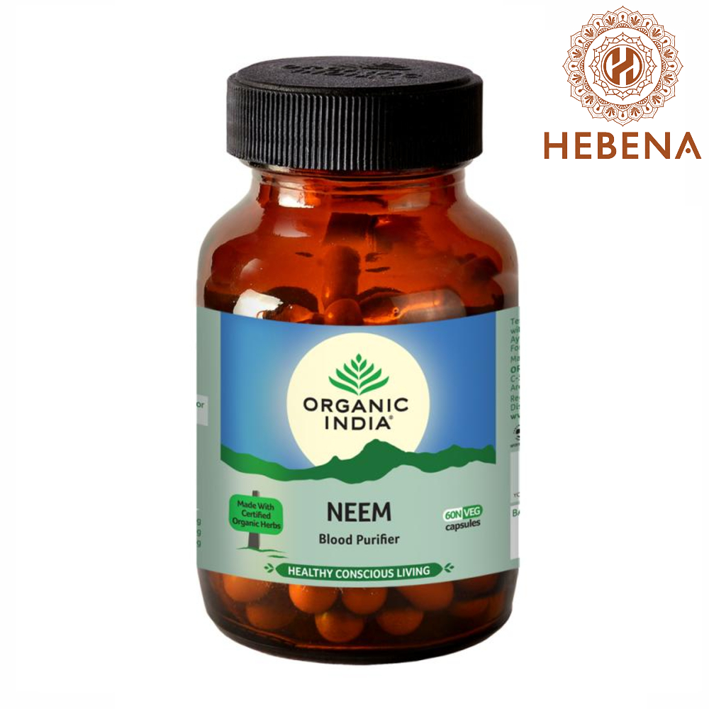 Viên uống thanh lọc máu Organic India Neem - hebenastore
