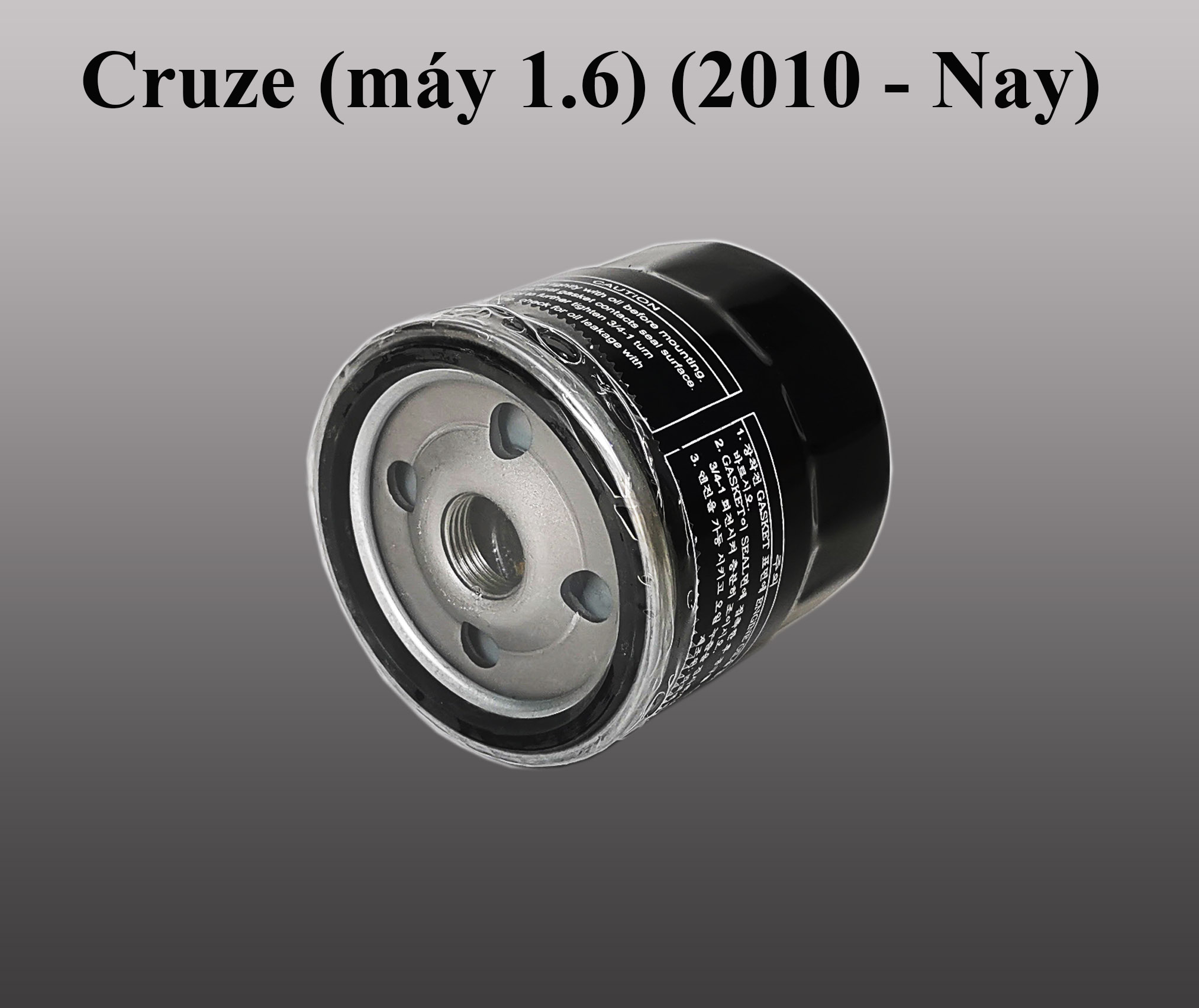 Lọc nhớt Cruze (máy 1.6) (2010 - Nay)