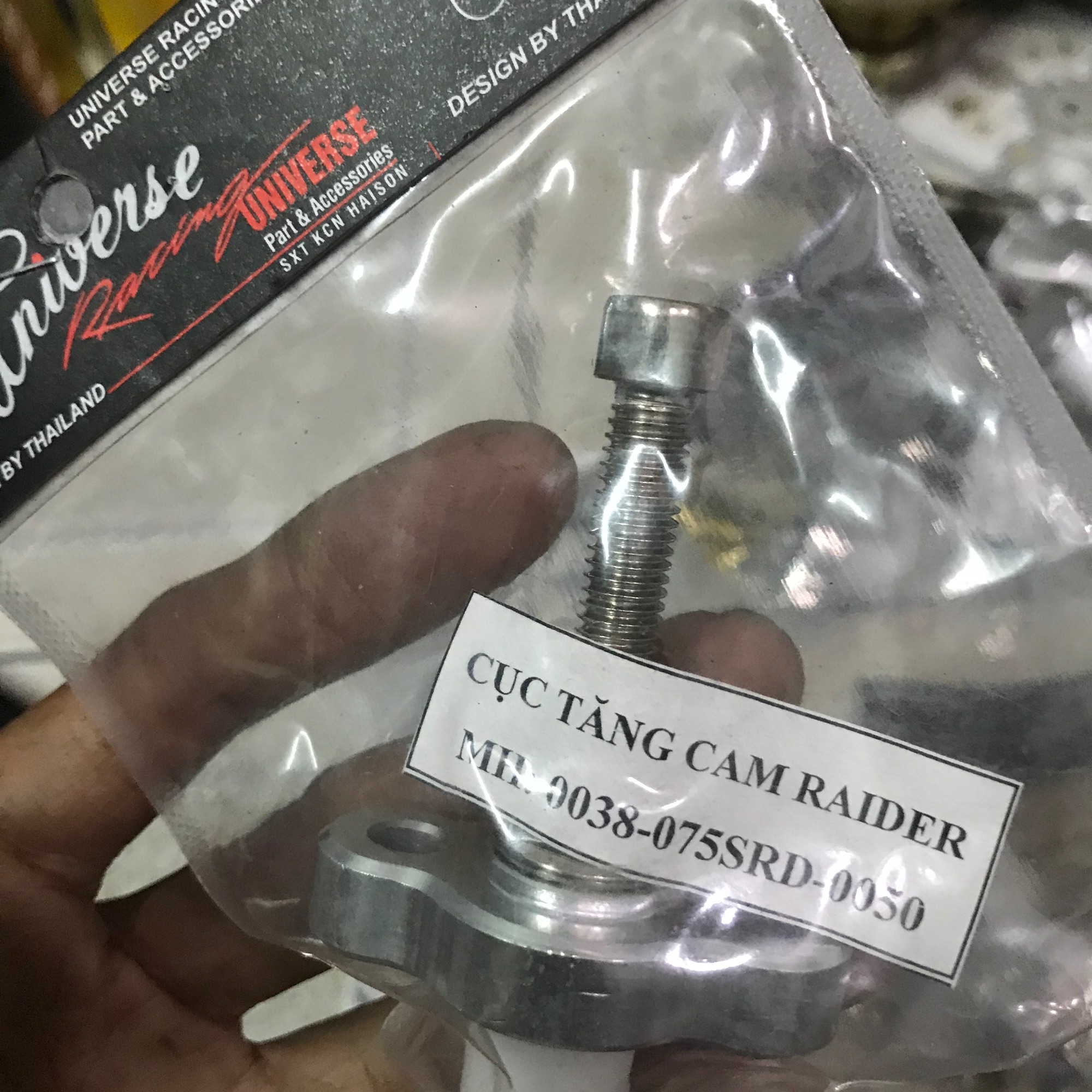 Tăng cam cnc cho raider / satria fi xuất xứ Thái Lan hàng sắc nét , dễ dàng sử dụng độ bền cao