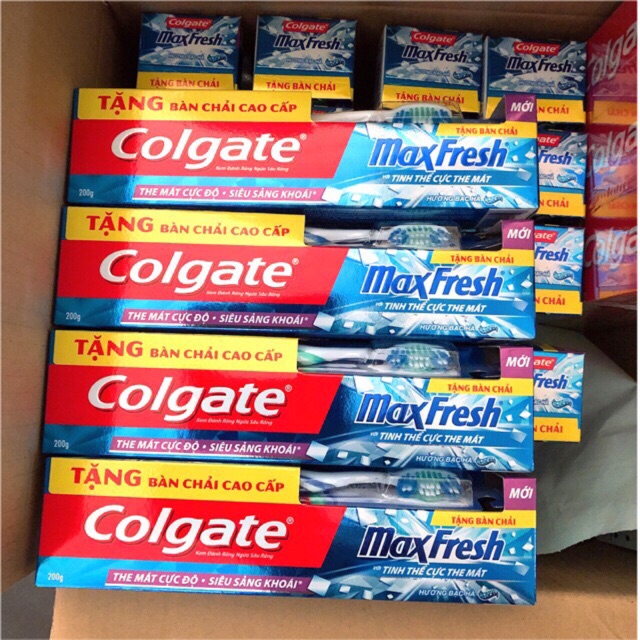 Colgate MaxFresh Mint / Thổi Bùng Sảng Khoái view 3